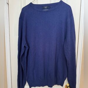Royal Blue JCrew Cashmere and Cotton Sweater